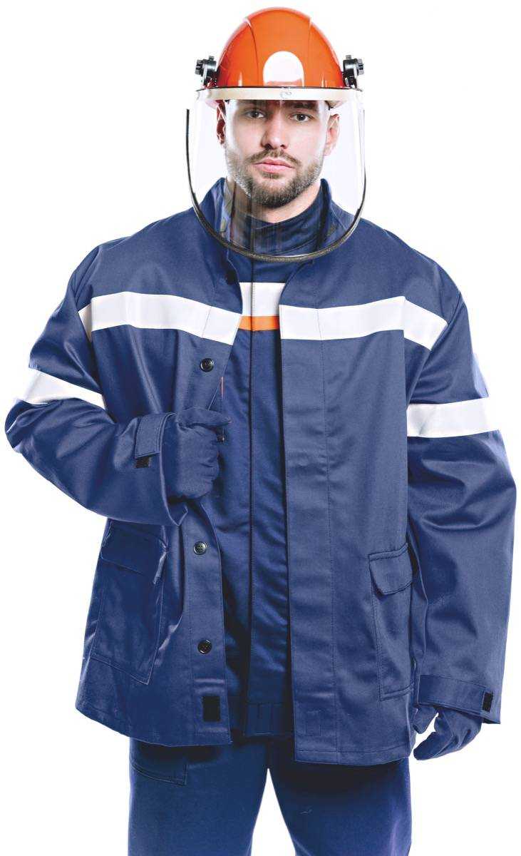 04 ЛII  - Куртка - накидка 9 кал/см2 из огнезащитной ткани WORKER