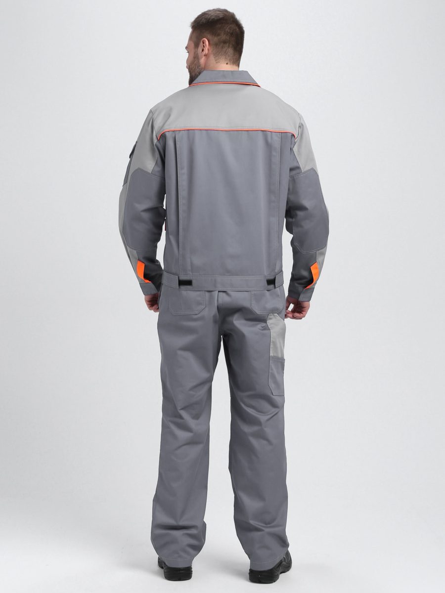 be83535a_fa1e_11ed_bb48_0050560114b3_4796745c_ec28_11ee_bb83_0050560114b3 Костюм Драга-2 (тк.Смесовая МВО,240) п/к, серый/св.серый/оранжевый