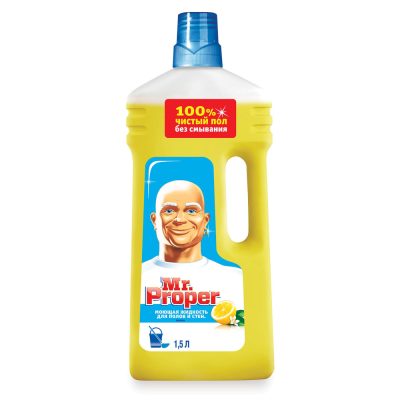 Средство для мытья пола и стен 1,5 л MR.PROPER Лимон