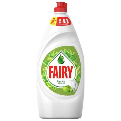 Средство для мытья посуды 900мл FAIRY Фейри Зеленое яблоко