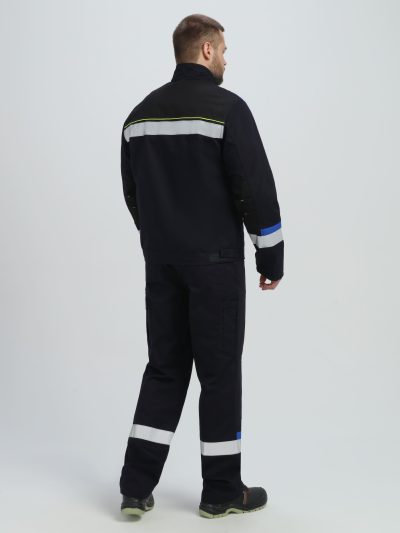 Костюм Бостон IMP (тк.Саржа,320) брюки, т.синий/васильковый