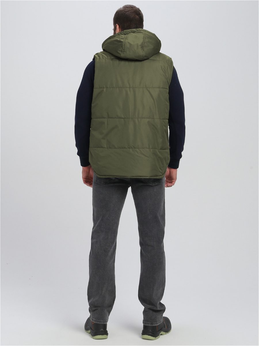 6482fc04_e42e_11ed_bb43_0050560114b3_19373662_5107_11f0_bbbe_0050560114b3 Жилет утепленный с капюшоном Респект (тк.Таслан), хаки