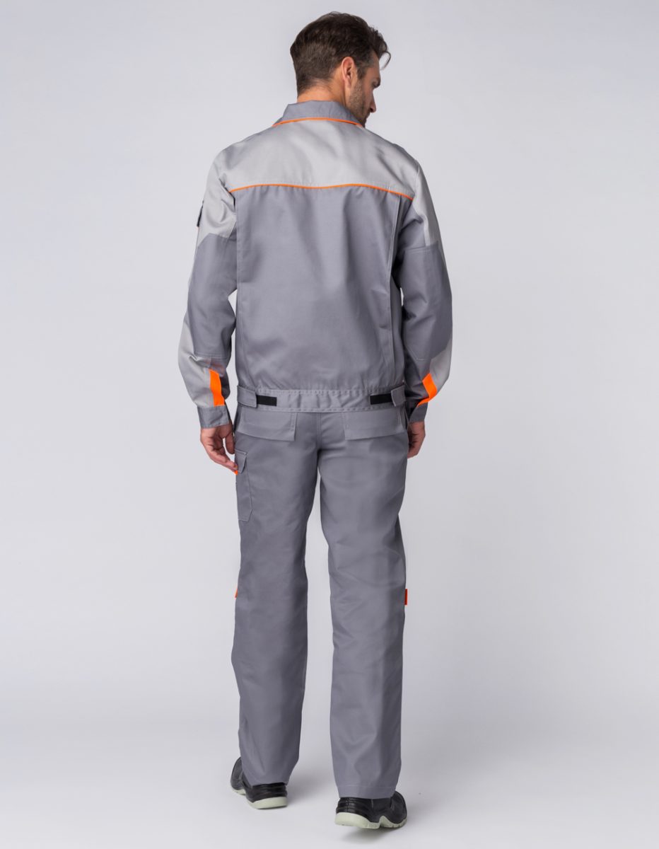 2ab527fc_fa1e_11ed_bb48_0050560114b3_9a887cfd_b14c_11ee_bb73_0050560114b3 Костюм Драга-1 (тк.Смесовая МВО,240) брюки, серый/св.серый/оранжевый