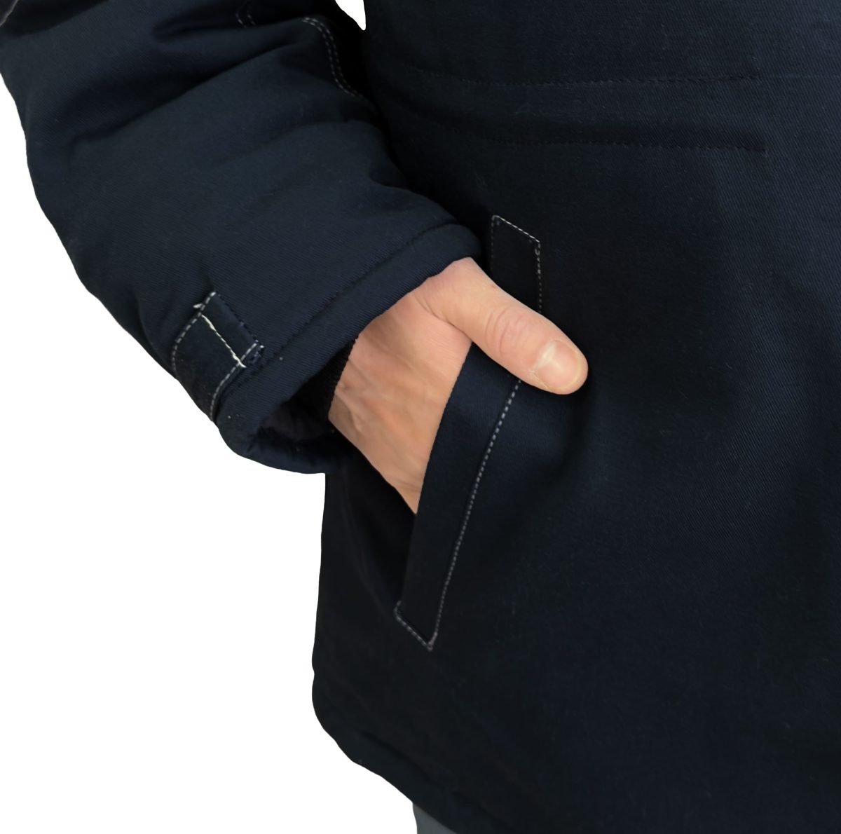 Карман 2 Куртка мужская утеплённая х/б