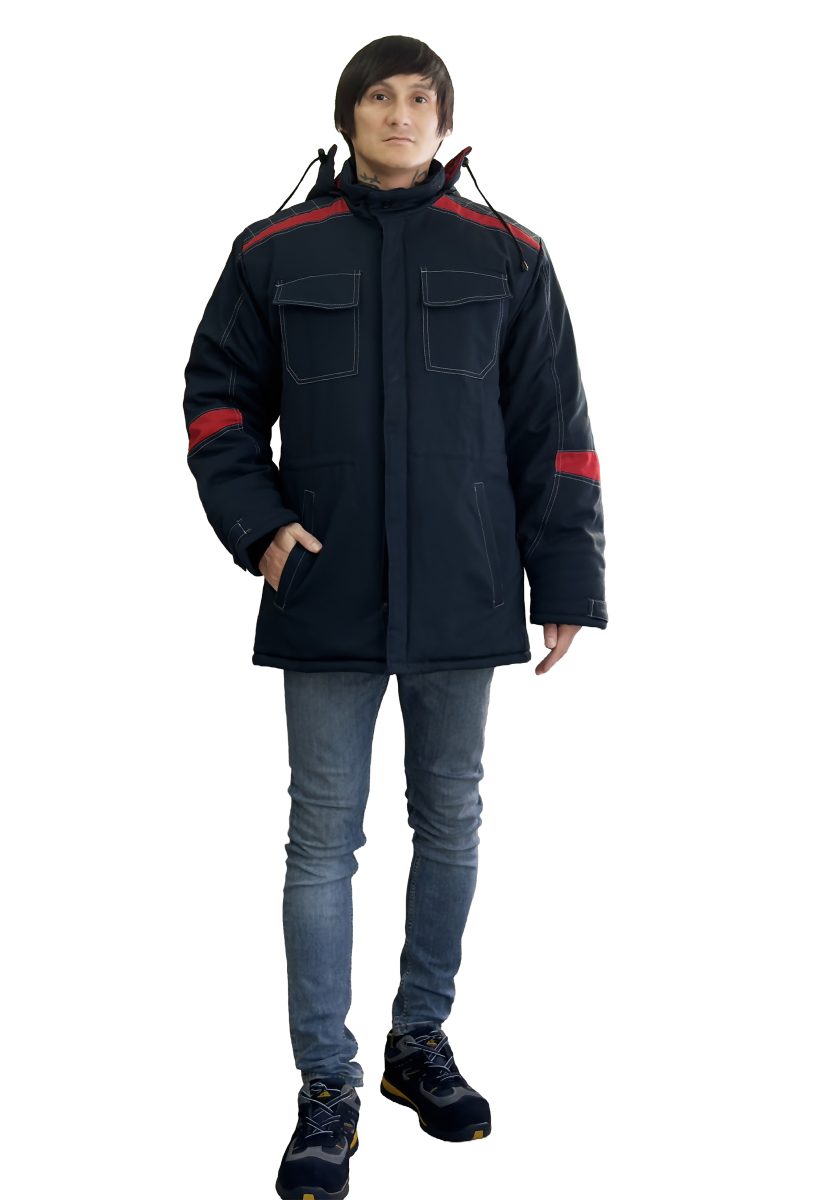 Лицо 2 Куртка мужская утеплённая х/б